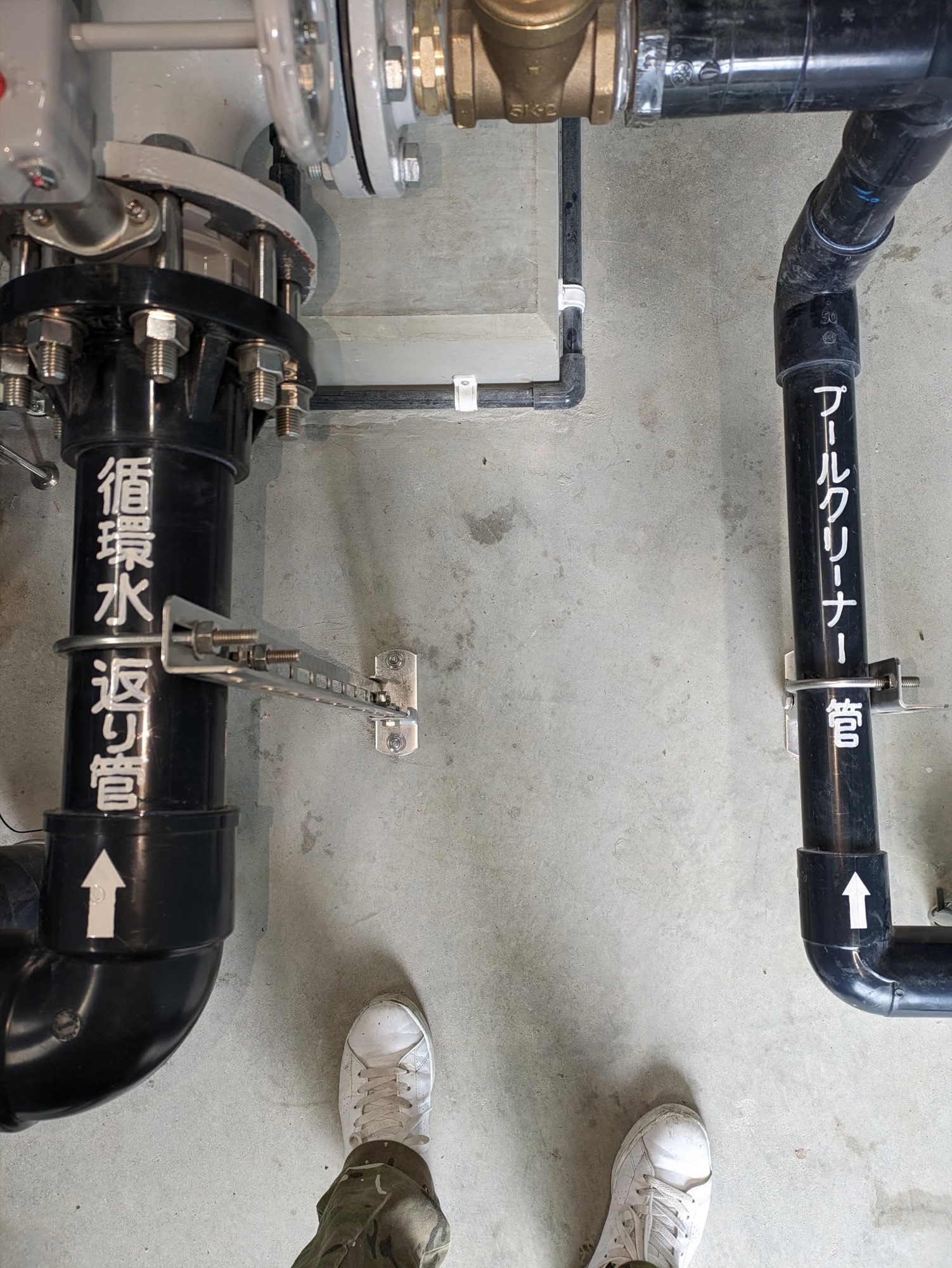 機械室の表示一式